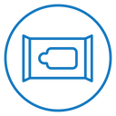 Makeup remover wipes icon