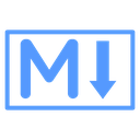 Markdown Logo Mark icon