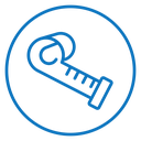 Measuring tape icon
