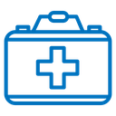 Medical aid kit icon
