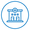 Medical center icon
