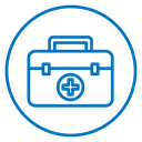 Medical kit icon