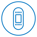 Medical patch icon