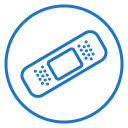 Medical patch icon