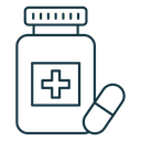 Medicine bottle icon