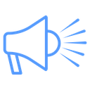 Megaphone Sound Waves icon