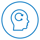 Memory Recall Color Outline icon