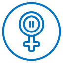 Menopause symbol icon