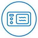 Microwave oven icon