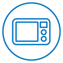 Microwave oven icon