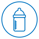 Milk bottle icon