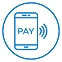 Mobile payment Color Outline icon