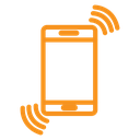 Mobile phone vibrating icon