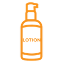 Moisturizing lotion bottle icon