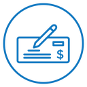 Money check icon