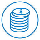 Money coin icon