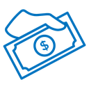 Money donation icon