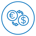 Money exchange icon