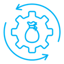 Money processes icon