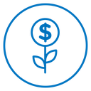 Money tree icon