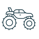 Monster truck icon