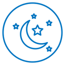 Moon stars icon