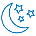 Moon stars icon