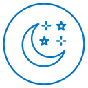 Moon stars 2 icon