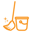 Mopping floors icon