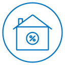 Mortgage rate icon