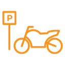 Motorbike parking icon