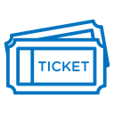 Movie ticket icon