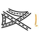 Multi level junction icon