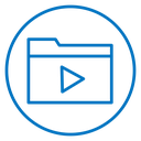 Multimedia files icon