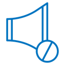 Mute sound icon