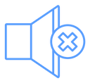 Mute sound icon