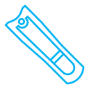 Nail clipper Color Outline icon