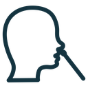 Nasal swab icon