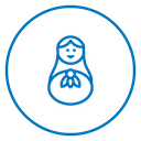 Nesting dolls 3 icon