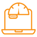 Network speed test icon