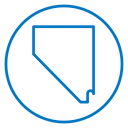 Nevada map icon