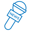 News microphone icon