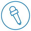 News microphone icon