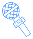 News microphone icon