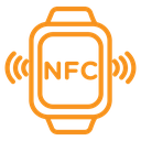 NFC bracelet connected icon
