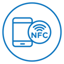 NFC communication Color Outline icon