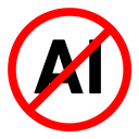 No ai sign icon