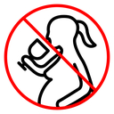 No alcohol during pregnancy period sign icon