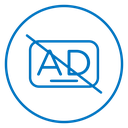 No audio description 2 icon