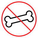 No bones sign icon